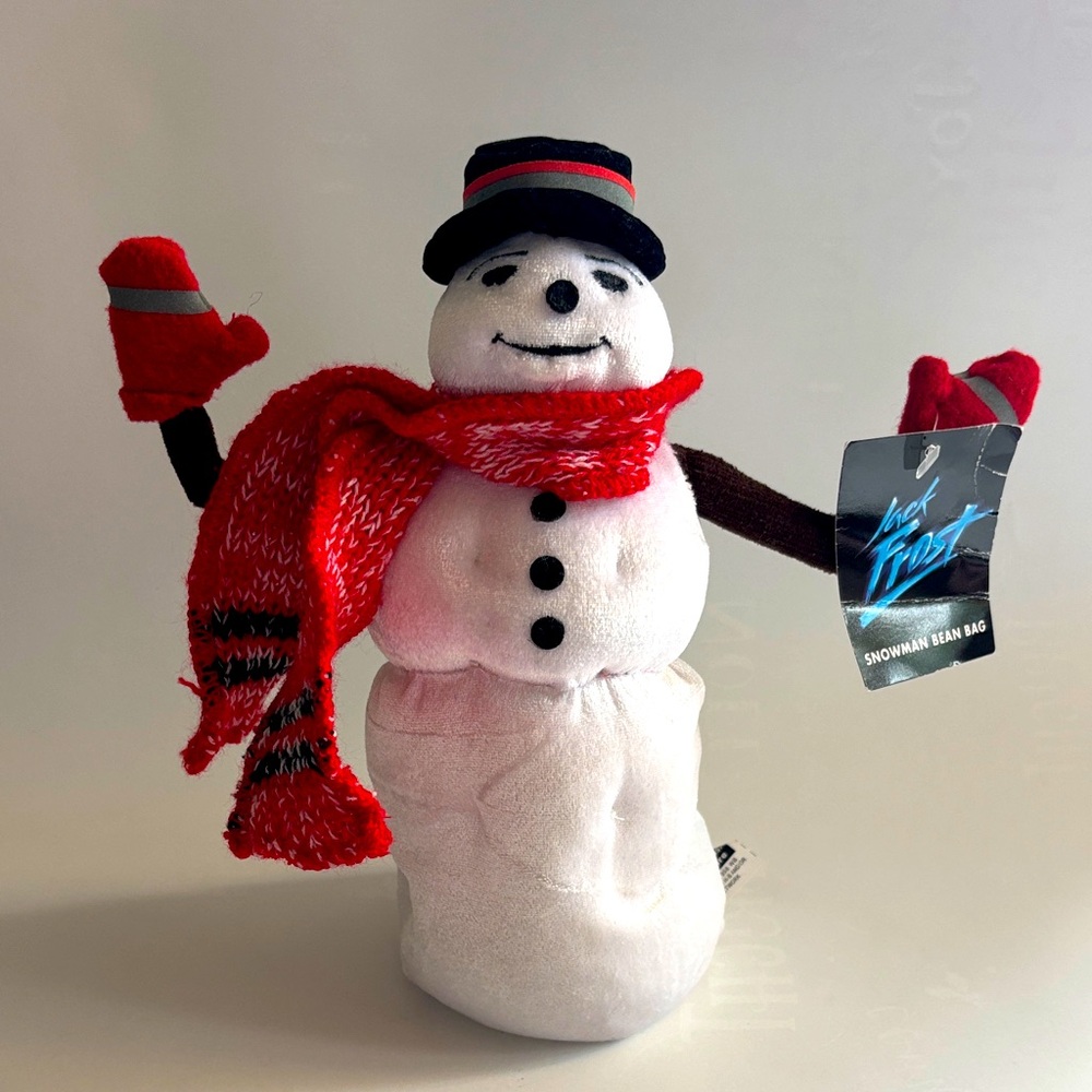 Jack Frost Movie Snowman Bean Bag, Made for Warner Bros. Studio Store 1998